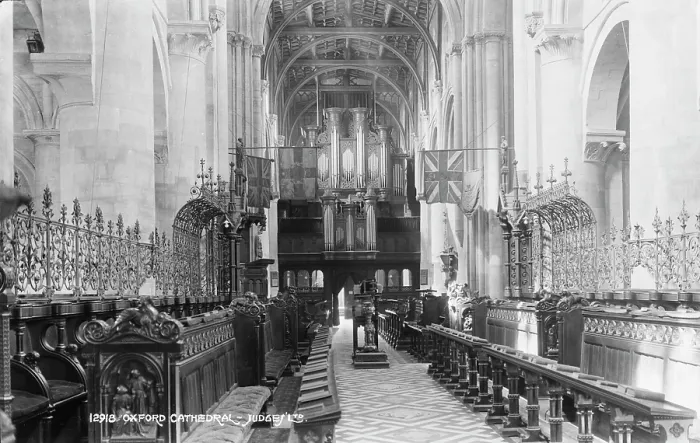 Framed Print : Interior of Oxford Cathedral Framed Print : Interior of Oxford Cathedral