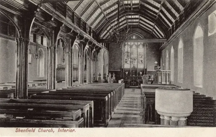 Framed Print : Interior of Parish Church of St Mary the Virgin, Shenfield Framed Print : Interior of Parish Church of St Mary the Virgin, Shenfield