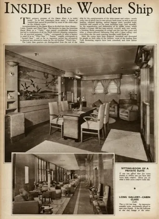 Framed Print : Interior on the Queen Mary Ocean Liner Framed Print : Interior on the Queen Mary Ocean Liner