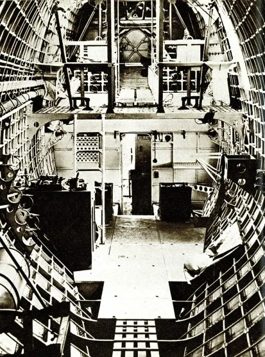 Framed Print : Interior of RAF Flying Boat, WW2 Framed Print : Interior of RAF Flying Boat, WW2