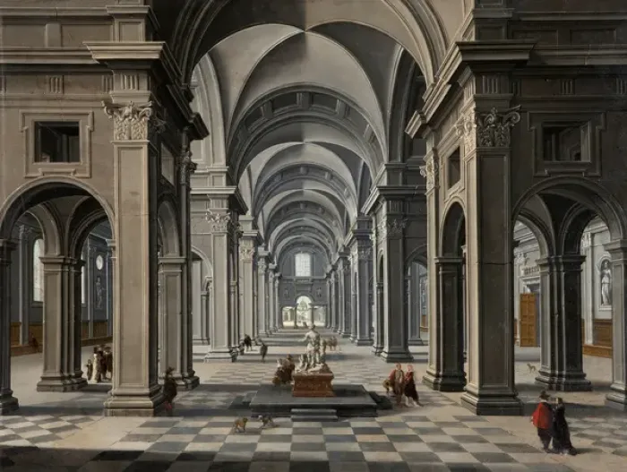 Framed Print : Interior of a Renaissance Church Framed Print : Interior of a Renaissance Church