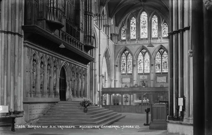 Framed Print : Interior of Rochester Cathedral Framed Print : Interior of Rochester Cathedral