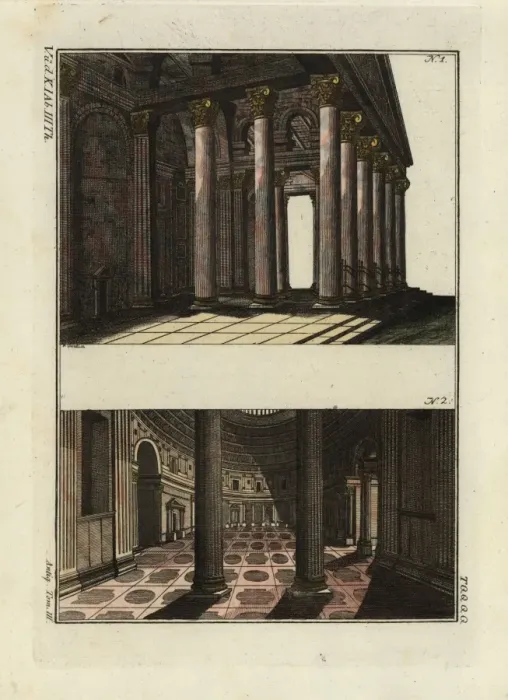 Framed Print : Interior of the Roman Pantheon Framed Print : Interior of the Roman Pantheon
