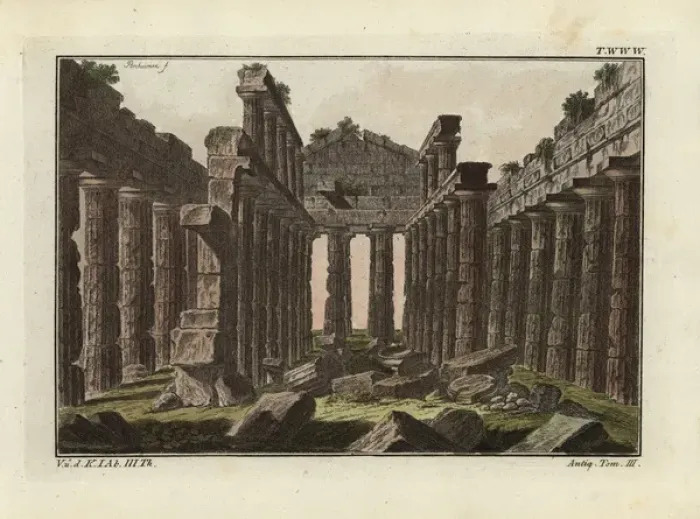 Framed Print : Interior of Roman temple Framed Print : Interior of Roman temple