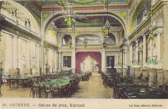 Framed Print : Interior of the Salon de Jeux in the Kursall Casino, Ostend Framed Print : Interior of the Salon de Jeux in the Kursall Casino, Ostend