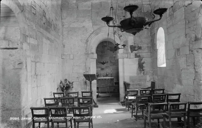 Framed Print : Interior of Saxon Church Framed Print : Interior of Saxon Church