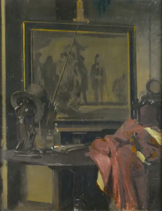 Framed Print : Interior Scene, Memories of James Pryde, WW1 Framed Print : Interior Scene, Memories of James Pryde, WW1