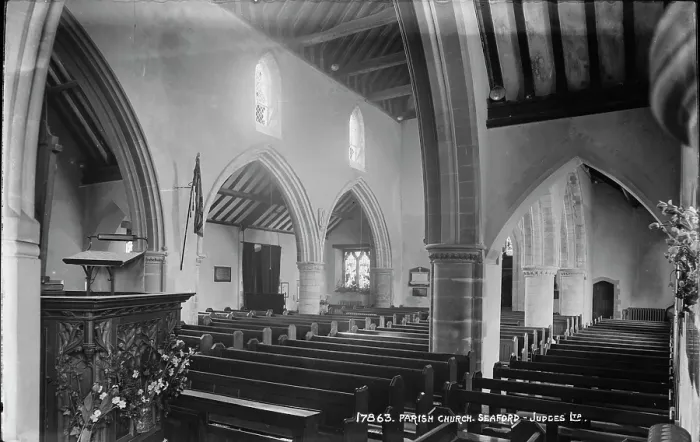 Framed Print : Interior of Seaford Parish Church Framed Print : Interior of Seaford Parish Church