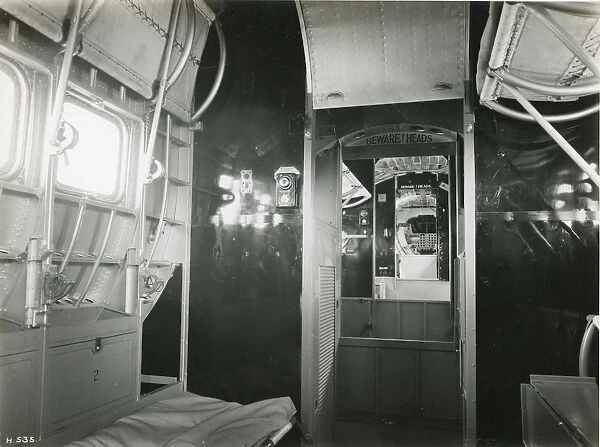 Interior of the Short S14 Sarafand, S1589, looking aft