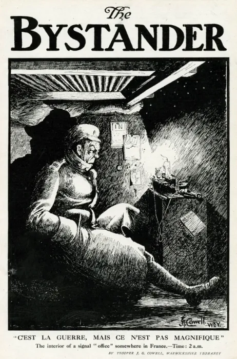 Framed Print : The interior of a signal office somewhere in France Framed Print : The interior of a signal office somewhere in France