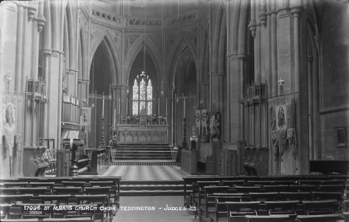 Framed Print : Interior of St. Albans Church Choir Framed Print : Interior of St. Albans Church Choir