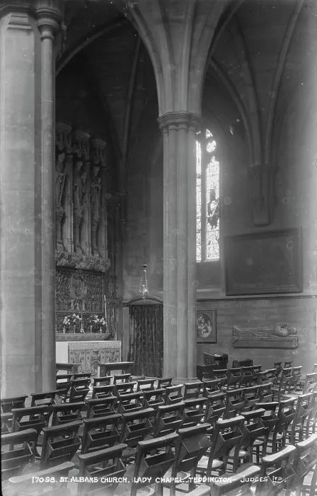 Framed Print : Interior of St. Albans Church, Lady Chapel
