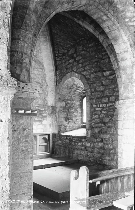 Framed Print : Interior of St. Aldhelm's Chapel Framed Print : Interior of St. Aldhelm's Chapel