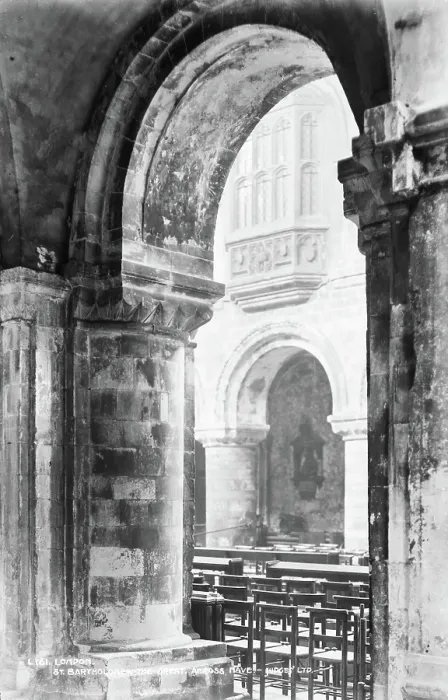 Framed Print : Interior of St. Bartholomew the Great Framed Print : Interior of St. Bartholomew the Great