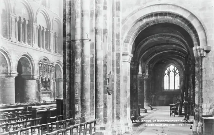 Framed Print : Interior of St. Bartholomew the Great Framed Print : Interior of St. Bartholomew the Great