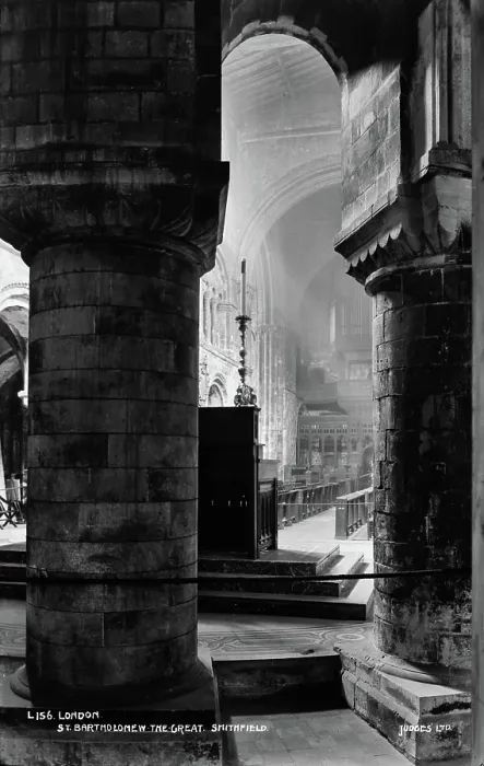 Framed Print : Interior of St. Bartholomew the Great, Smithfield Framed Print : Interior of St. Bartholomew the Great, Smithfield