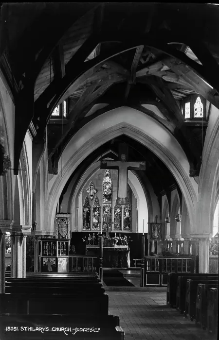 Framed Print : Interior of St. Hilary's Church Framed Print : Interior of St. Hilary's Church