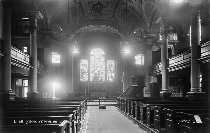 Framed Print : Interior of St. Martin-in-the-Fields, London Framed Print : Interior of St. Martin-in-the-Fields, London