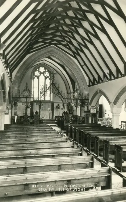 Framed Print : Interior of St. Peter's Church, Seaview, Isle of Wight Framed Print : Interior of St. Peter's Church, Seaview, Isle of Wight