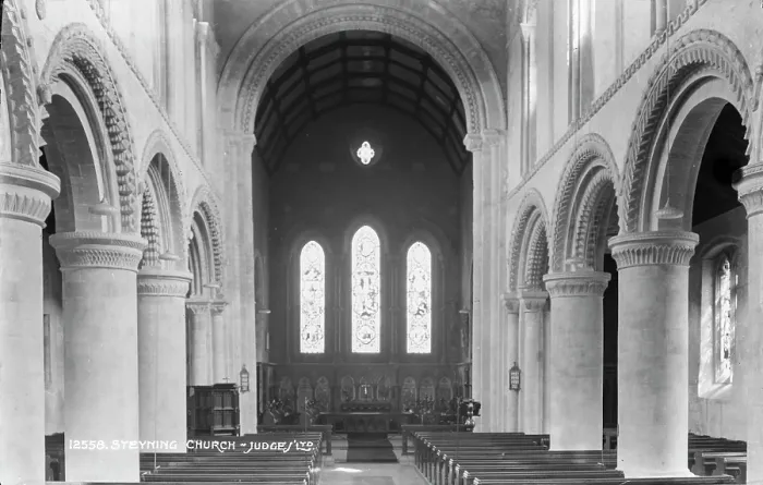 Framed Print : Interior of Steyning Church Framed Print : Interior of Steyning Church