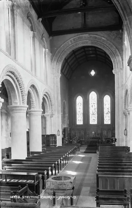 Framed Print : Interior of Steyning Church Framed Print : Interior of Steyning Church