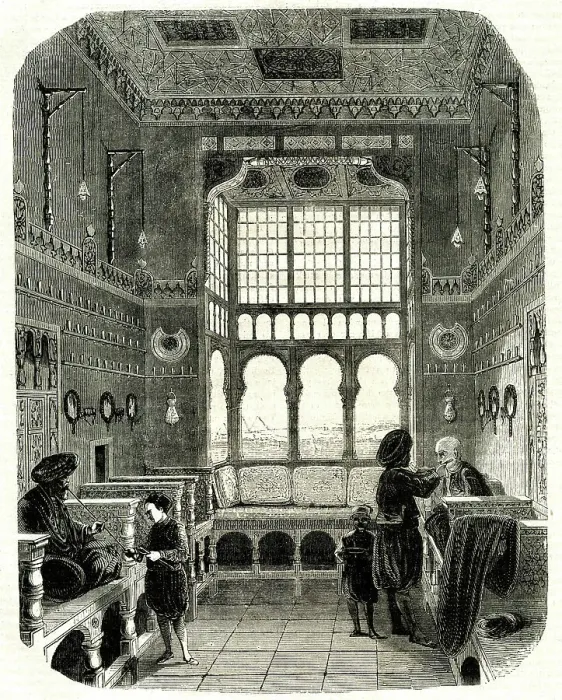 Framed Print : Interior of a Turkish Barber's Shop Framed Print : Interior of a Turkish Barber's Shop
