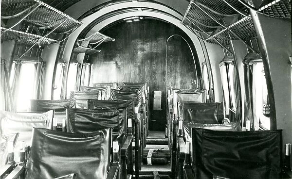 The interior of Vickers Vanguard, G-EBCP