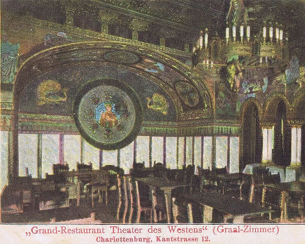 Interior view - grand restaurant in the Theatre Des Westerns