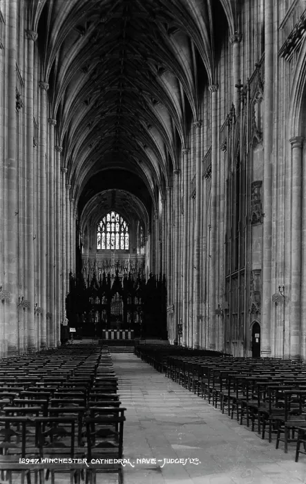 Framed Print : Interior of Winchester Cathedral Framed Print : Interior of Winchester Cathedral