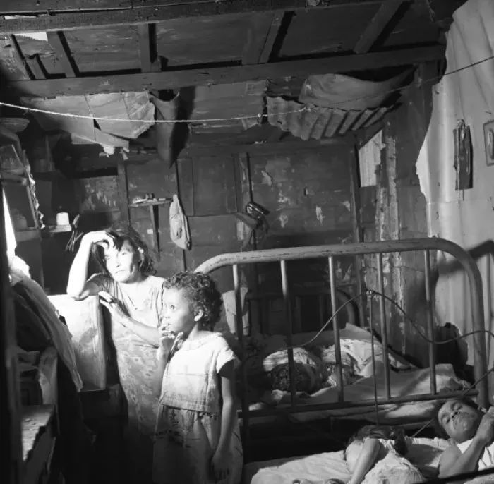Framed Print : Interior of workers shack. Porta de Tierra, San Juan, Puerto