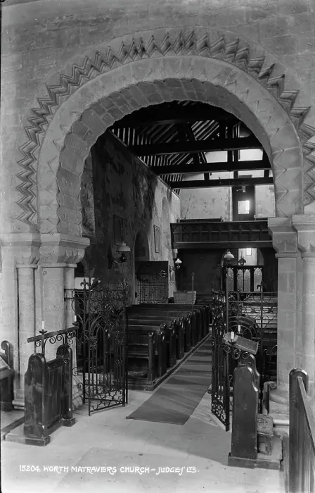 Framed Print : Interior of Worth Matravers Church Framed Print : Interior of Worth Matravers Church