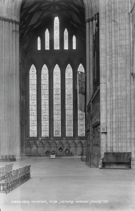 Framed Print : Interior of York Minster Featuring the Five Sisters Window Framed Print : Interior of York Minster Featuring the Five Sisters Window