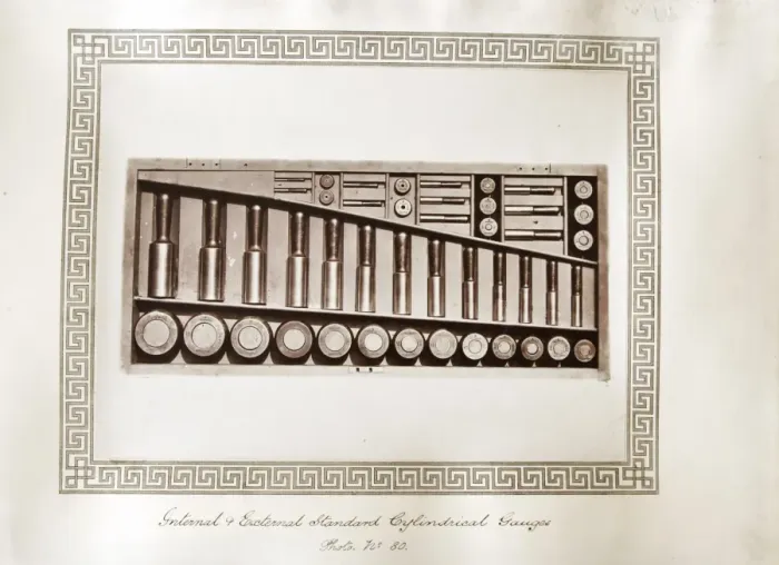 Framed Print : Internal and external standard cylindrical gauges Framed Print : Internal and external standard cylindrical gauges