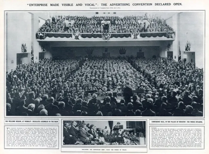 Framed Print : The International Advertising Convention, declaring the convention open H. R. H Framed Print : The International Advertising Convention, declaring the convention open H. R. H
