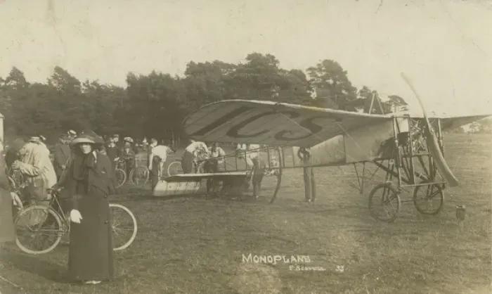 Framed Print : The International Correspondence Schools Bleriot monoplane Framed Print : The International Correspondence Schools Bleriot monoplane