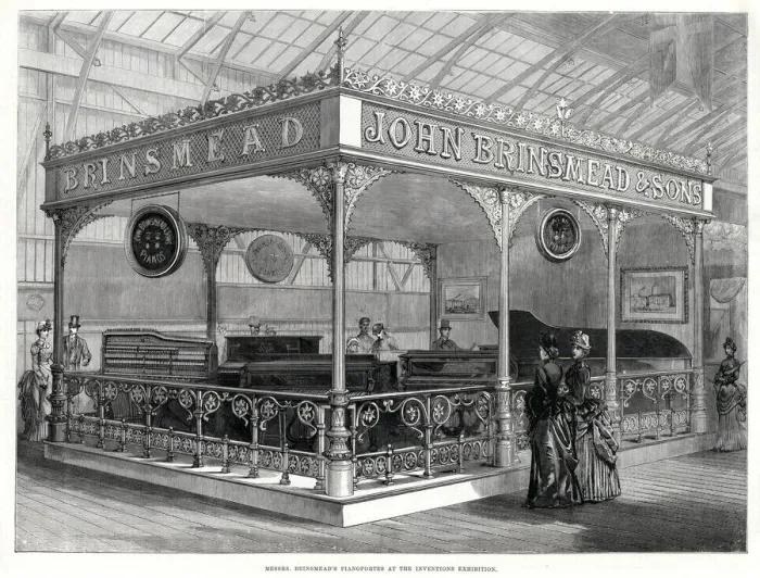 Framed Print : International Exhibition - John Brinsmead & Sons pianos 1885 International Framed Print : International Exhibition - John Brinsmead & Sons pianos 1885 International