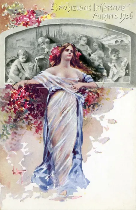 Framed Print : International Exhibition - Milan, Italy - 1906 Framed Print : International Exhibition - Milan, Italy - 1906