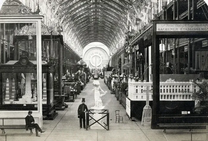 Framed Print : International Exhibition, South Kensington, London Framed Print : International Exhibition, South Kensington, London