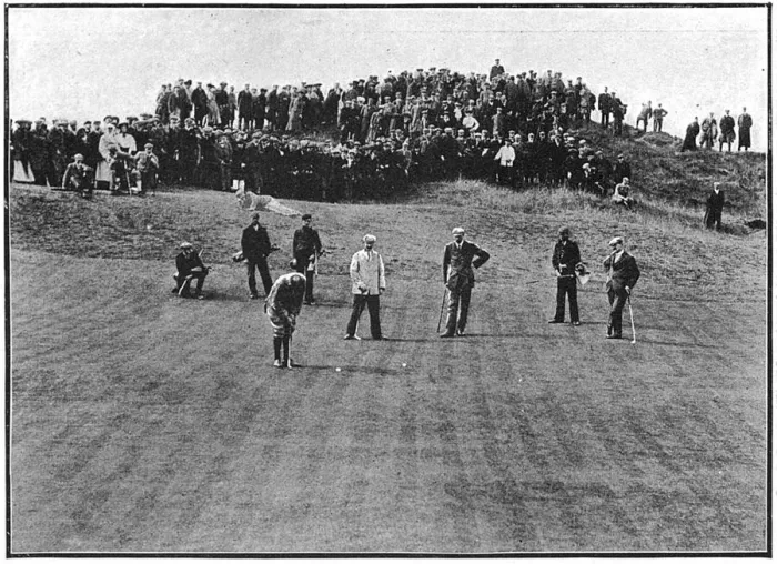 Framed Print : International Foursome played at Deal - England vs. Scotland Framed Print : International Foursome played at Deal - England vs. Scotland
