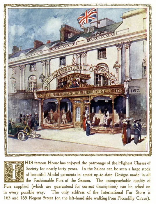 Framed Print : International Fur Store, Regent Street, London Framed Print : International Fur Store, Regent Street, London