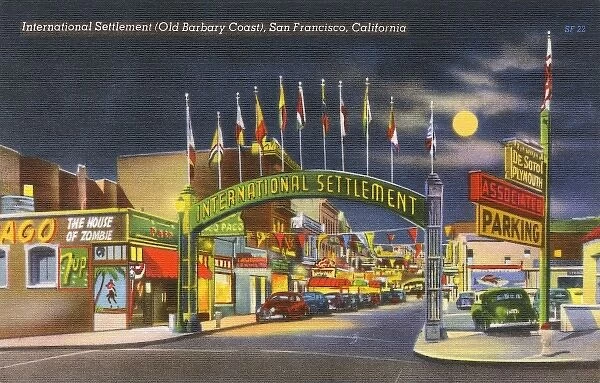International Settlement (Old Barbary Coast), San Francisco