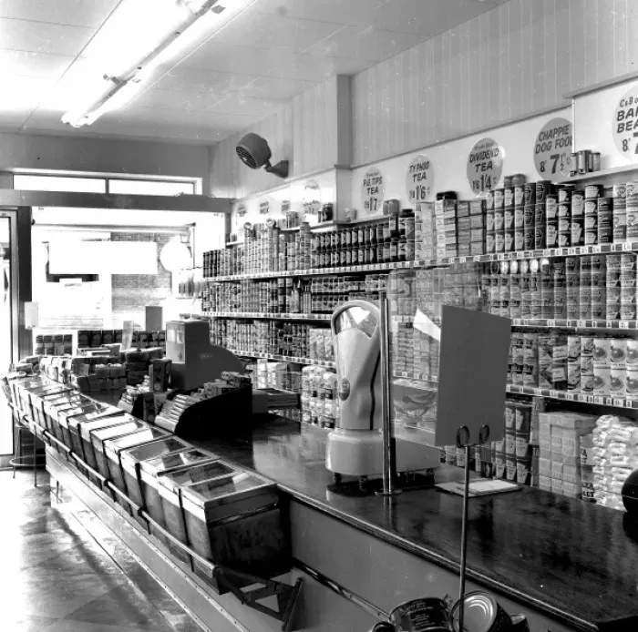 Framed Print : International Stores, Walton-on-the-Naze, Essex Framed Print : International Stores, Walton-on-the-Naze, Essex