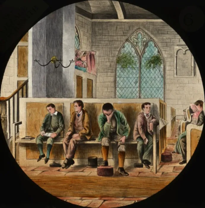Framed Print : Interor of the Church (Blacksmith weeping ) Framed Print : Interor of the Church (Blacksmith weeping )