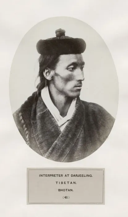 Framed Print : Interpreter at Darjeeling, Tibetan, Bhotan, Bhutan Framed Print : Interpreter at Darjeeling, Tibetan, Bhotan, Bhutan