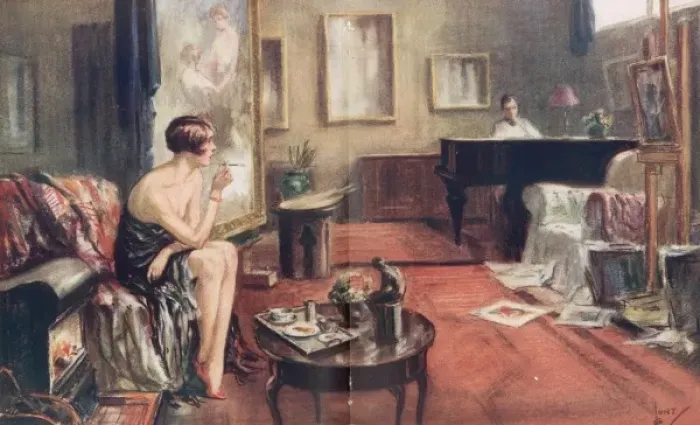 Framed Print : The Interval by Wilmot Lunt Framed Print : The Interval by Wilmot Lunt