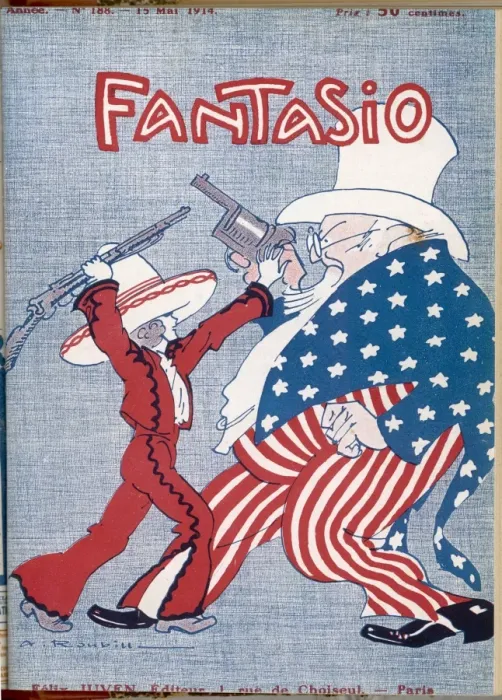 Framed Print : US Intervenes in Mexico
