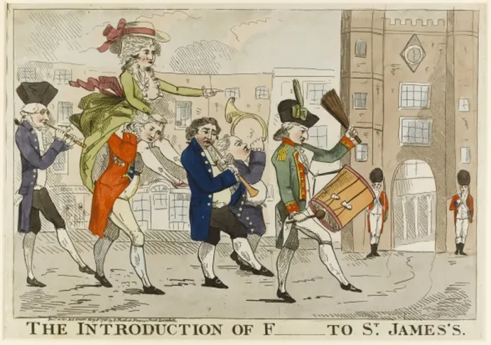 Framed Print : The Introduction of F[itzherbert] to St. James