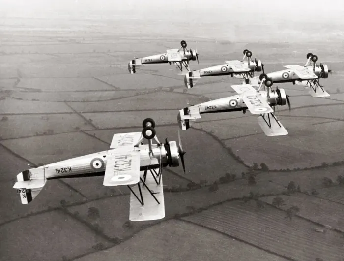 Framed Print : Inverted flying, RAF Wittering, biplanes, 1933 Framed Print : Inverted flying, RAF Wittering, biplanes, 1933