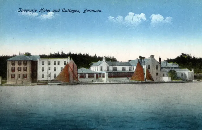 Framed Print : Inverurie Hotel and Cottages, Bermuda