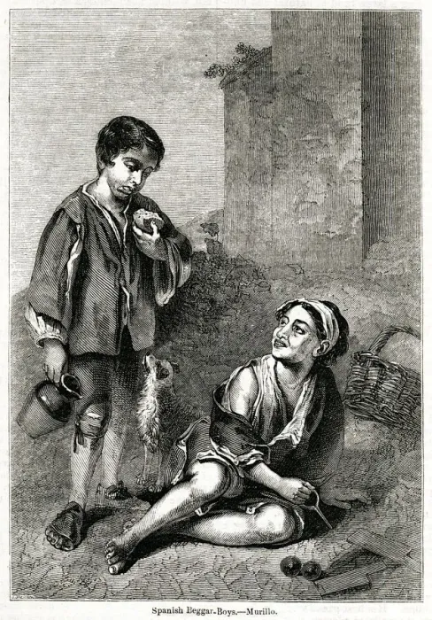 Framed Print : Invitation to a Game of Argolla, by Murillo Framed Print : Invitation to a Game of Argolla, by Murillo